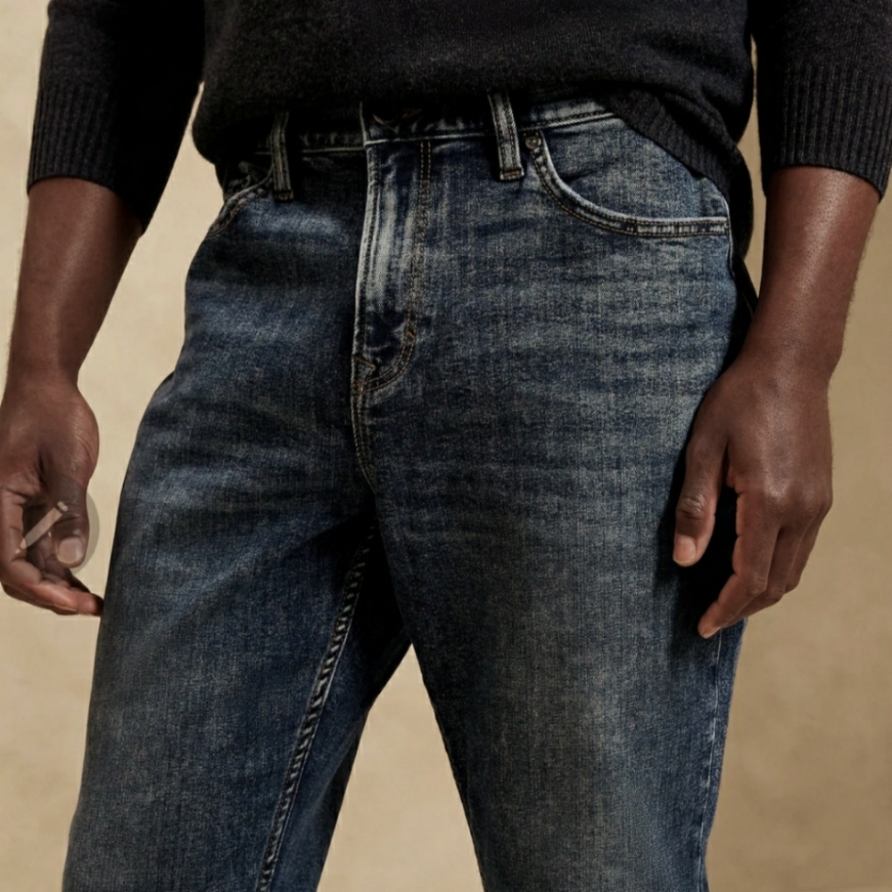 Copy: Banana Republic 31 x 32 dark Straight leg jeans used like new